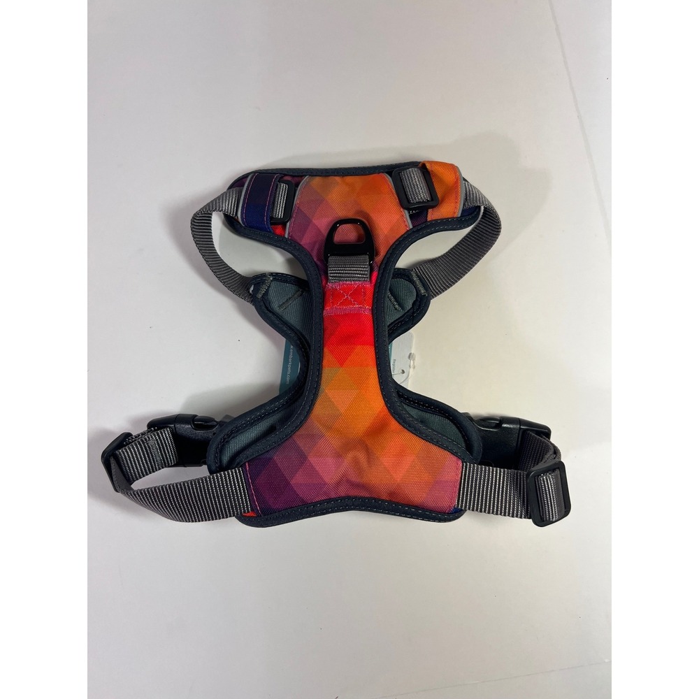 Embark Adventure Harness Small Dog Multi-Color Geometric Sunset Adjustable